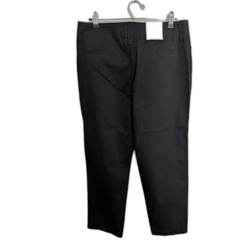 A New Day Women's High Rise Straight Leg Hip & Thigh Stretch Pants Black 10/R - Picture 2 of 6